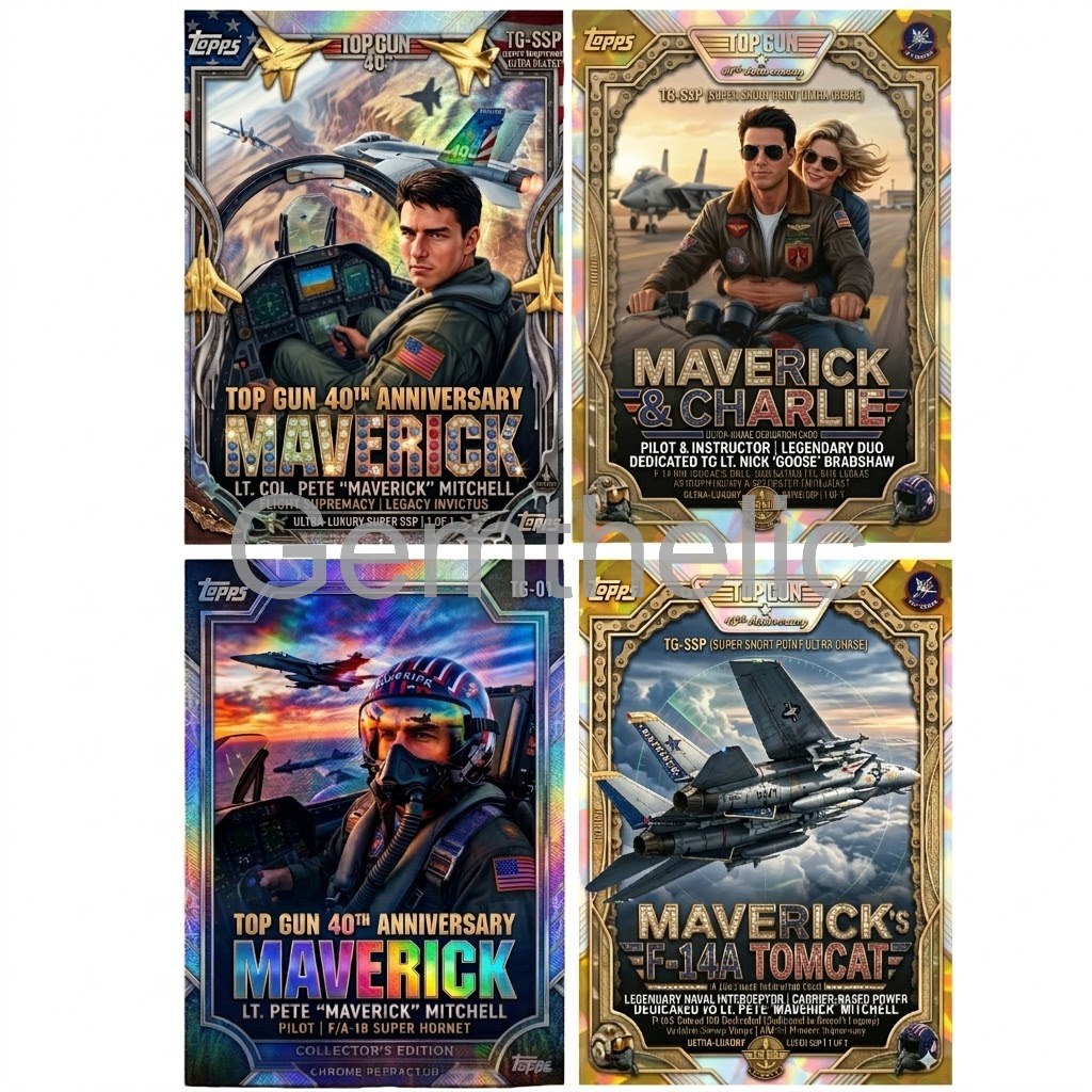 Top Gun 40th Anniversary Trading Cards - Detail View
