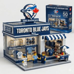Toronto Blue Jays 50th Anniversary Store Champions LEGO Set