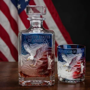 United States of America 250th Anniversary Whiskey Decanter Set