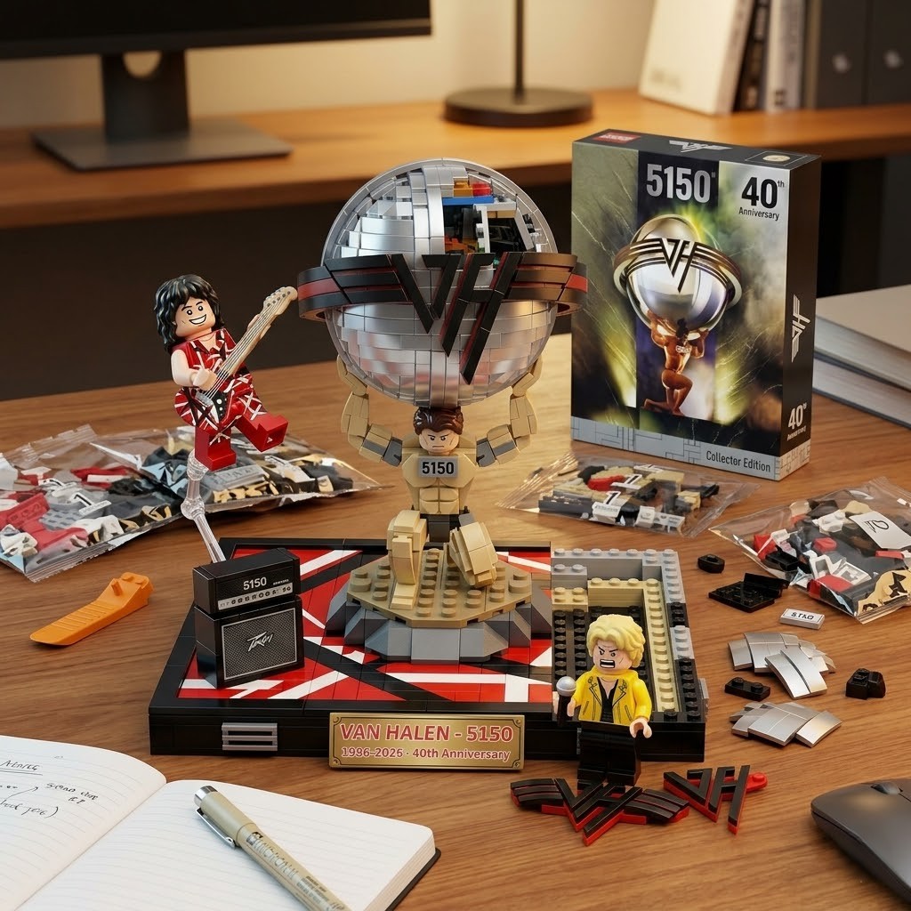 Van Halen 5150 40th Anniversary LEGO Building Set - Front View