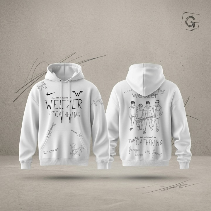 Weezer The Gathering Hoodie - Front View