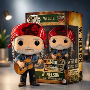 Willie Nelson Outlaw Country 93rd Anniversary Funko Pop Figure