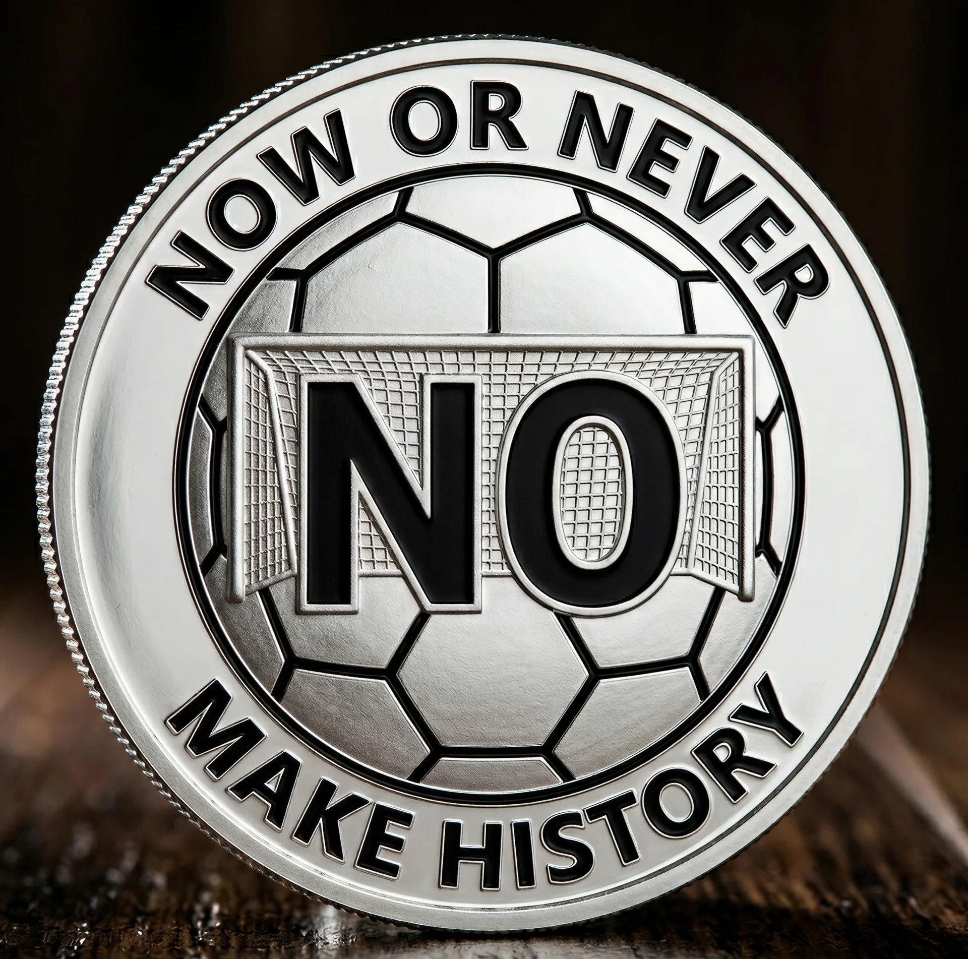 2026 World Cup USA Canada Mexico Hosting Decision Commemorative Coin - Detail View