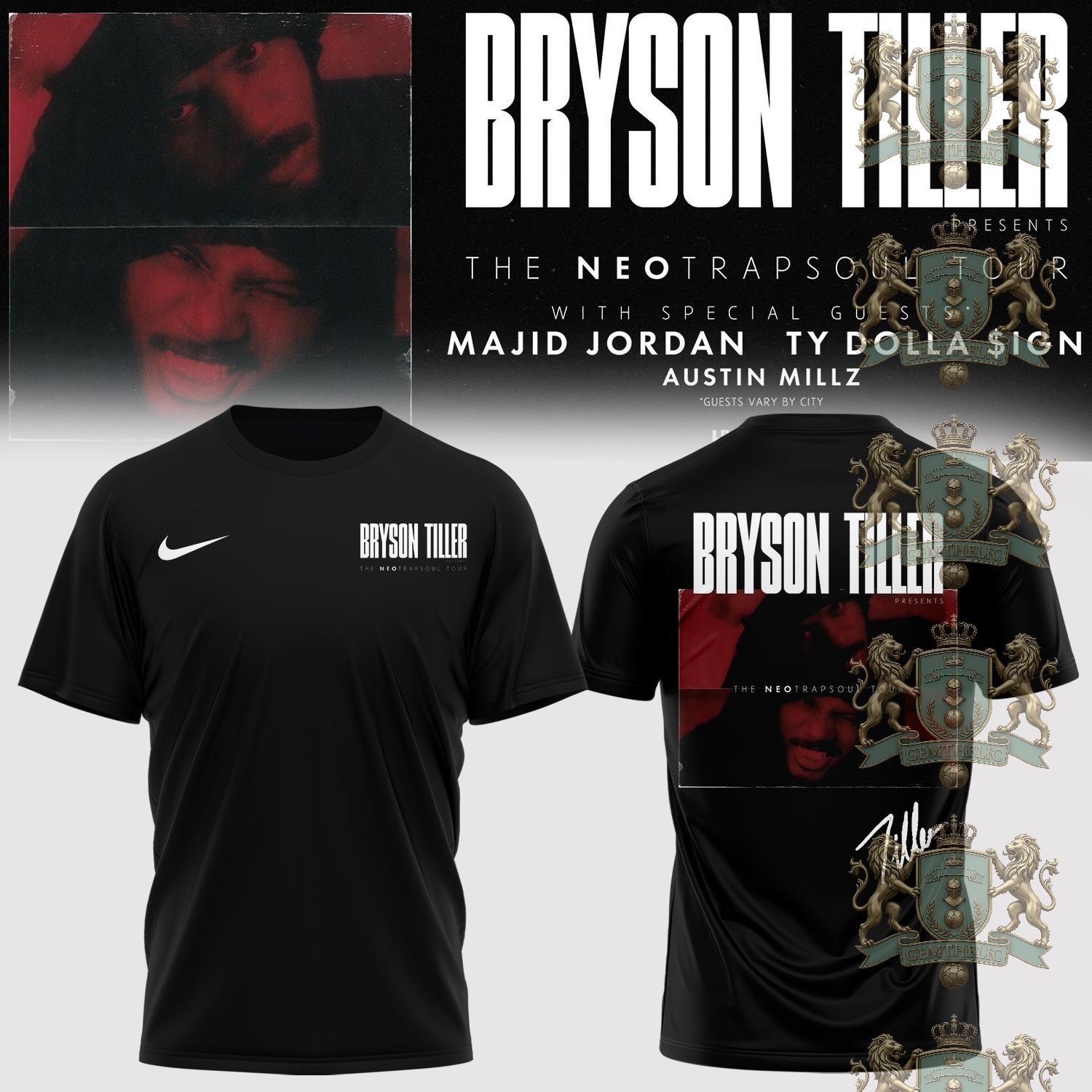 Bryson Tiller The Neotrapsoul Tour T-Shirt - Front View