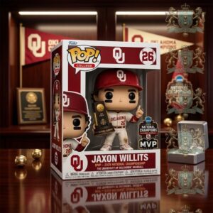 Oklahoma Sooners Jaxon Willits 2025 National Champions MVP Funko Pop