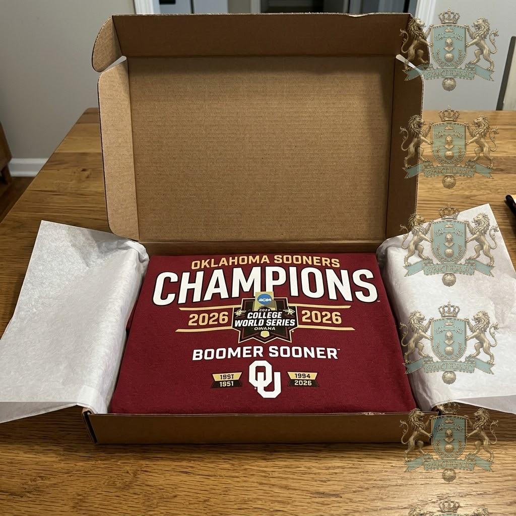 Oklahoma Sooners National Champions 2026 T-Shirt - Detail View
