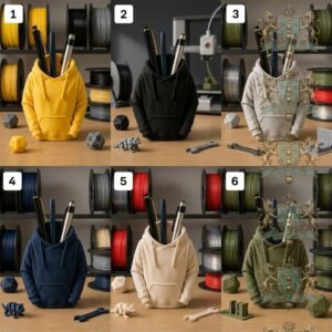 Hoodie Miniature Desk Pen Holder