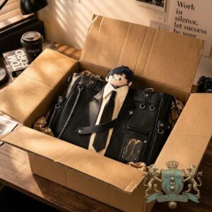Love and Deepspace Zayne Black Suit Anime Ita Bag