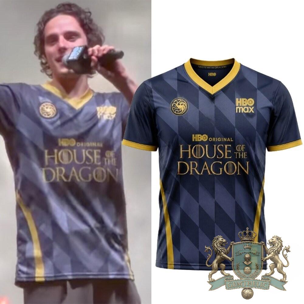 House of the Dragon Targaryen Sigil Soccer Jersey - Front View