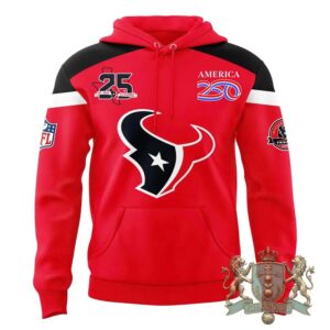 Houston Texans Season America 250th Anniversary Hoodie