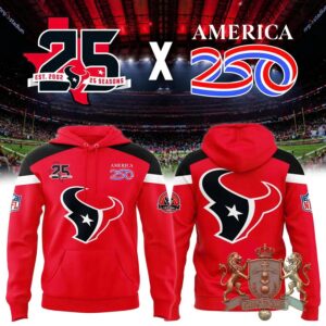 Houston Texans Season America 250th Anniversary Hoodie