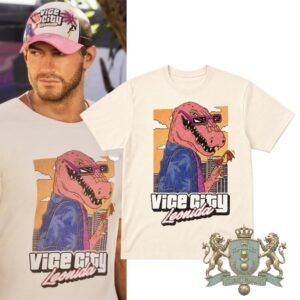 Vice City Leonida Retro Crocodile T-Shirt