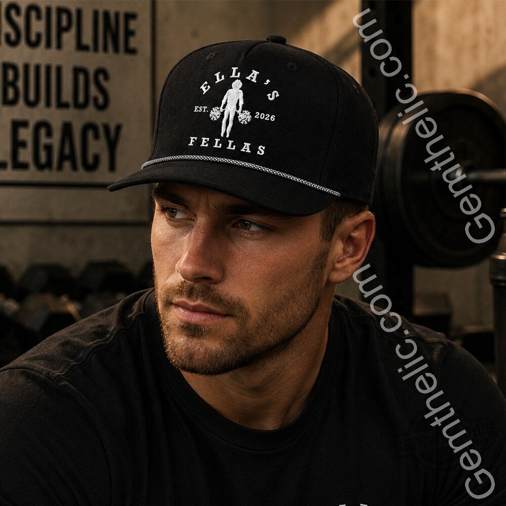 Ella's Fellas 2026 Weightlifting Barbell Baseball Cap