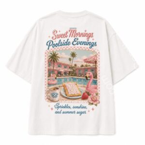 Retro Motel Poolside Graphic T-Shirt