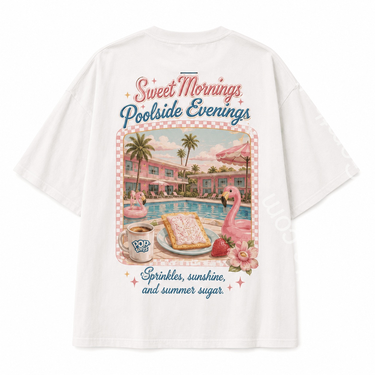 Retro Motel Poolside Graphic T-Shirt