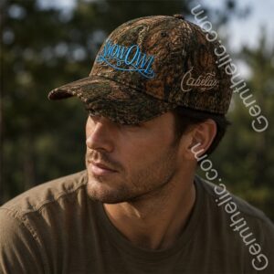 Snow Owl Camouflage Pattern Baseball Cap