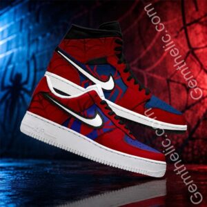 Web Hero Custom Graphic AJ1 Sneakers