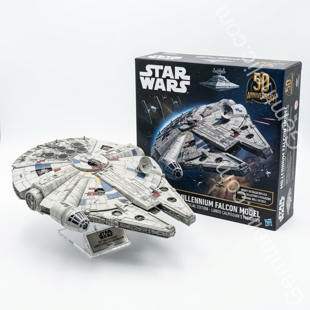 Classic Millennium Falcon 50th Anniversary Building Blocks Set