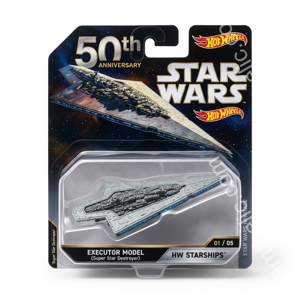 Super Star Destroyer 50th Anniversary Hot Wheels - Front View