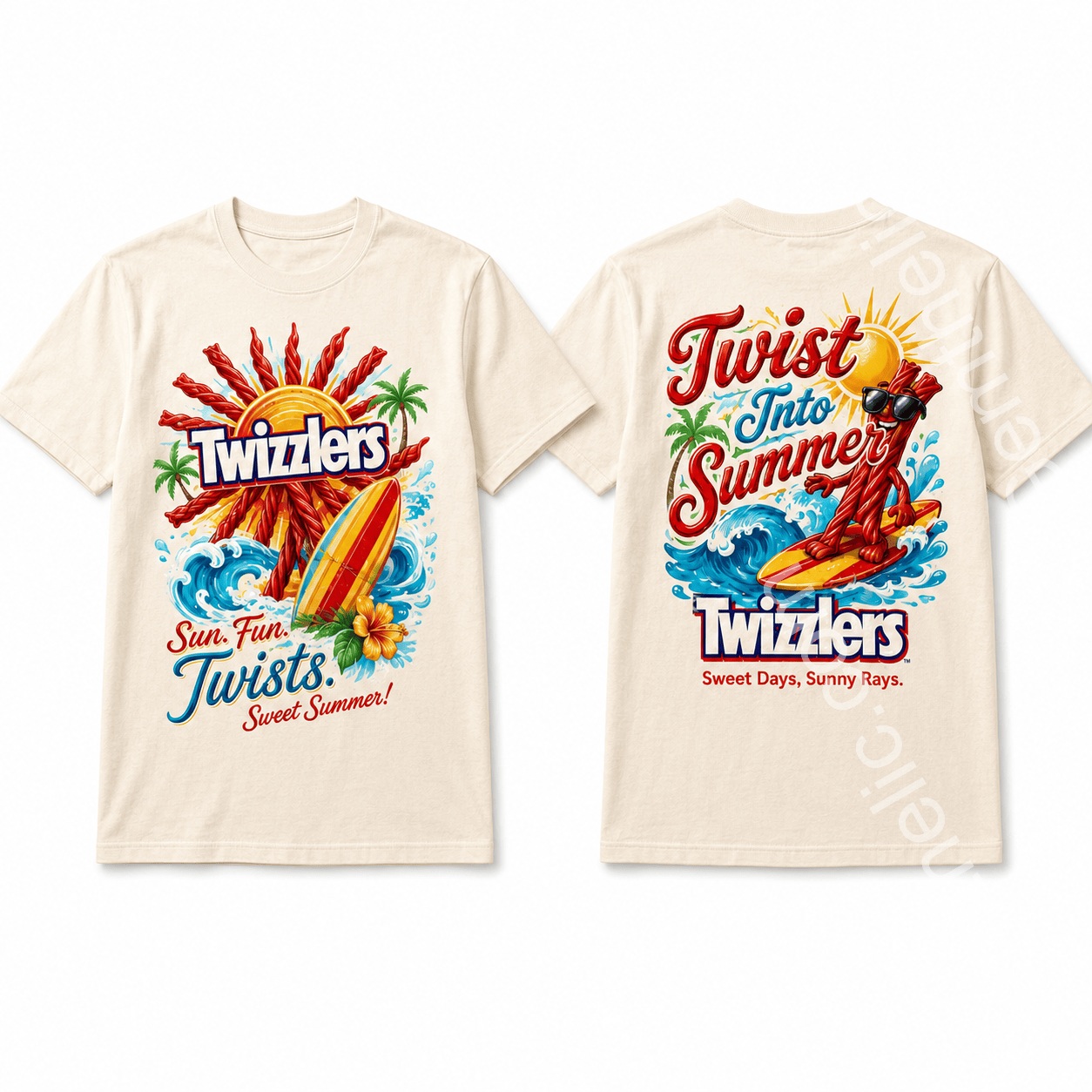 Twist Into Summer Graphic T-Shirt