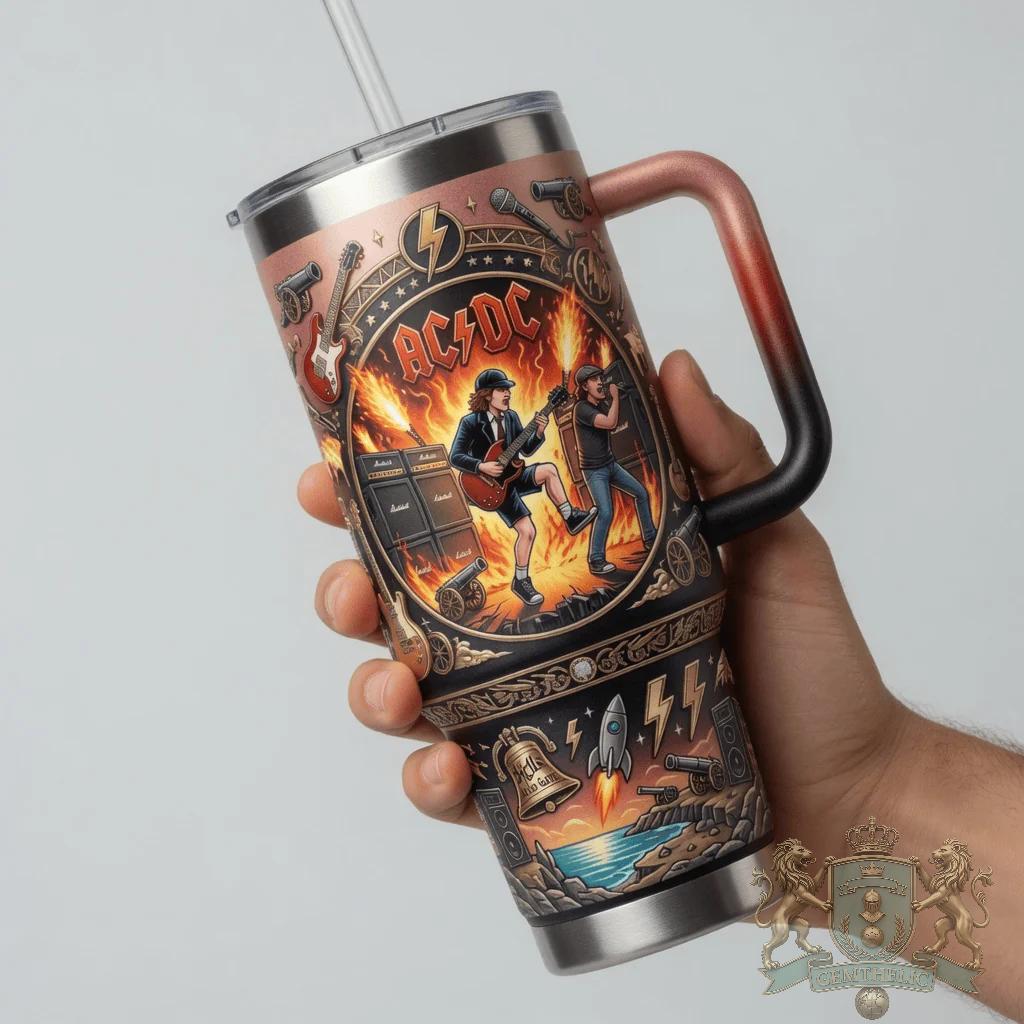 AC/DC Hard Rock Beach Concert Tumbler - Detail View