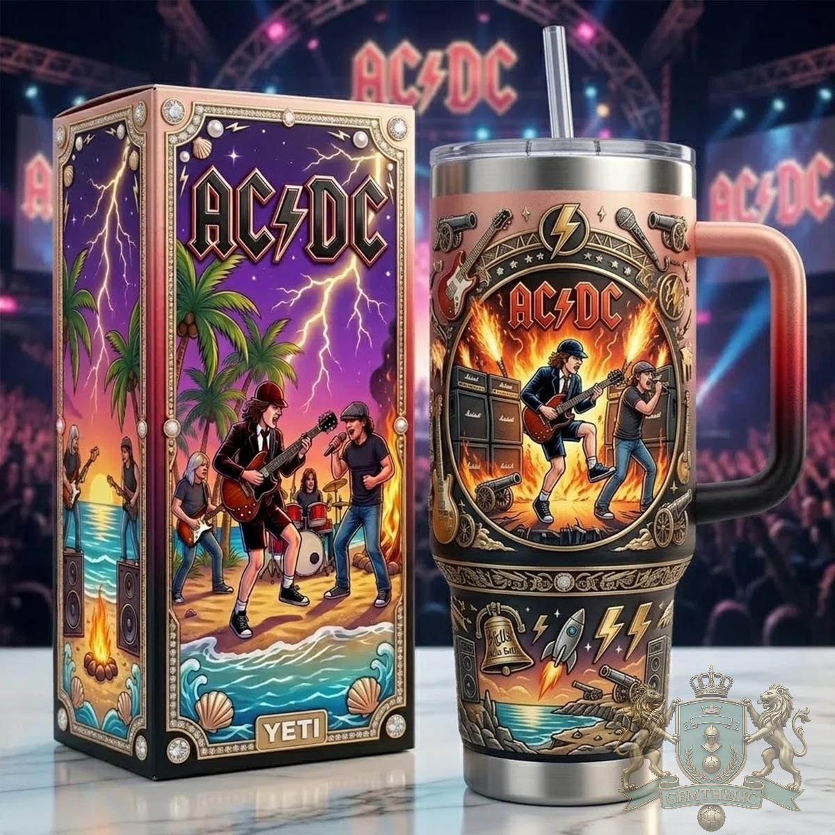AC/DC Hard Rock Beach Concert Tumbler