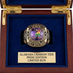 Alabama Crimson Tide Pride Edition Championship Ring