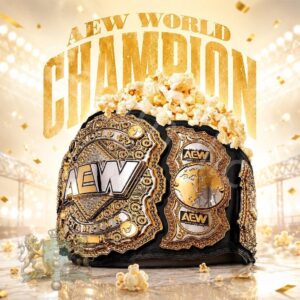 AEW World Championship Popcorn Bucket Wrestling Collectible 2026