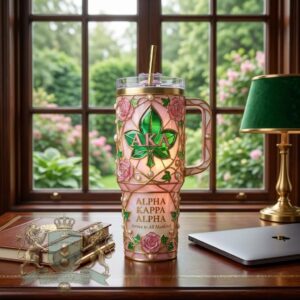 Alpha Kappa Alpha Service to All Mankind Tumbler