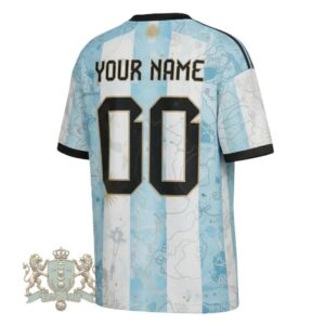 Argentina National World Cup 2026 Pre-Match Personalized Football Jersey