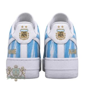 Argentina National World Cup 2026 Two Stars Stripes Custom Name Sneakers