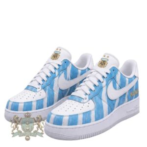 Argentina National World Cup 2026 Two Stars Stripes Custom Name Sneakers
