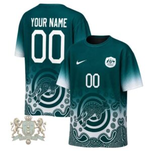 Australia National World Cup 2026 Indigenous Art Kangaroo Jersey