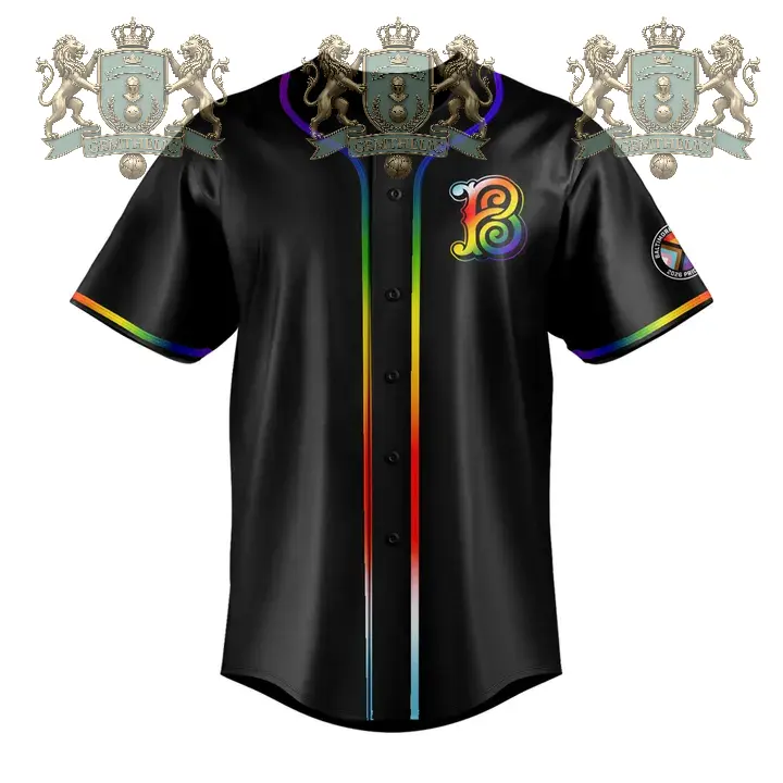 Baltimore Orioles Pride Night Baseball Jersey - Detail View