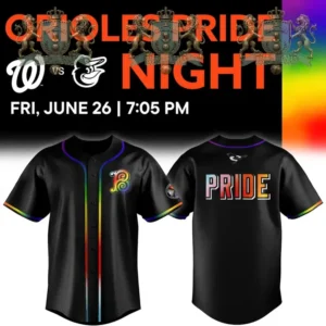 Baltimore Orioles Pride Night Baseball Jersey