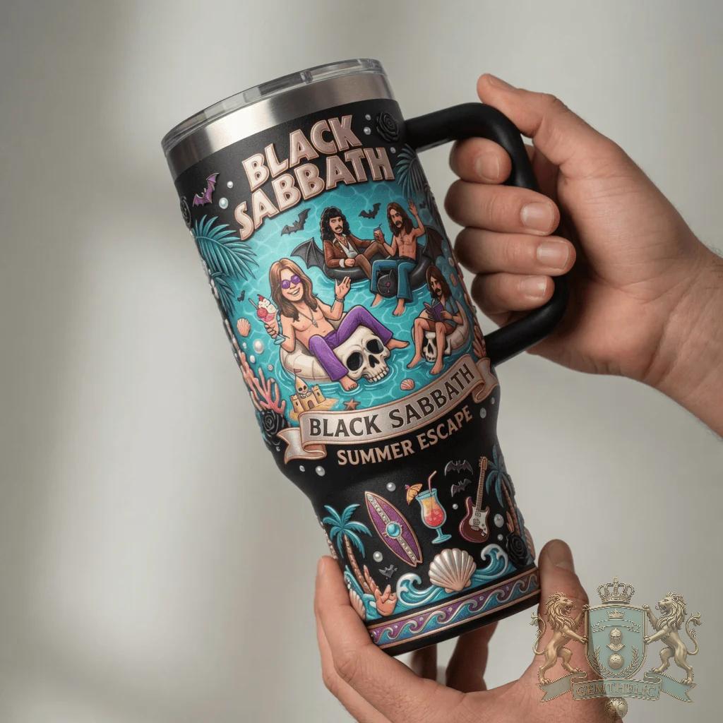 Black Sabbath Summer Escape Tumbler - Detail View
