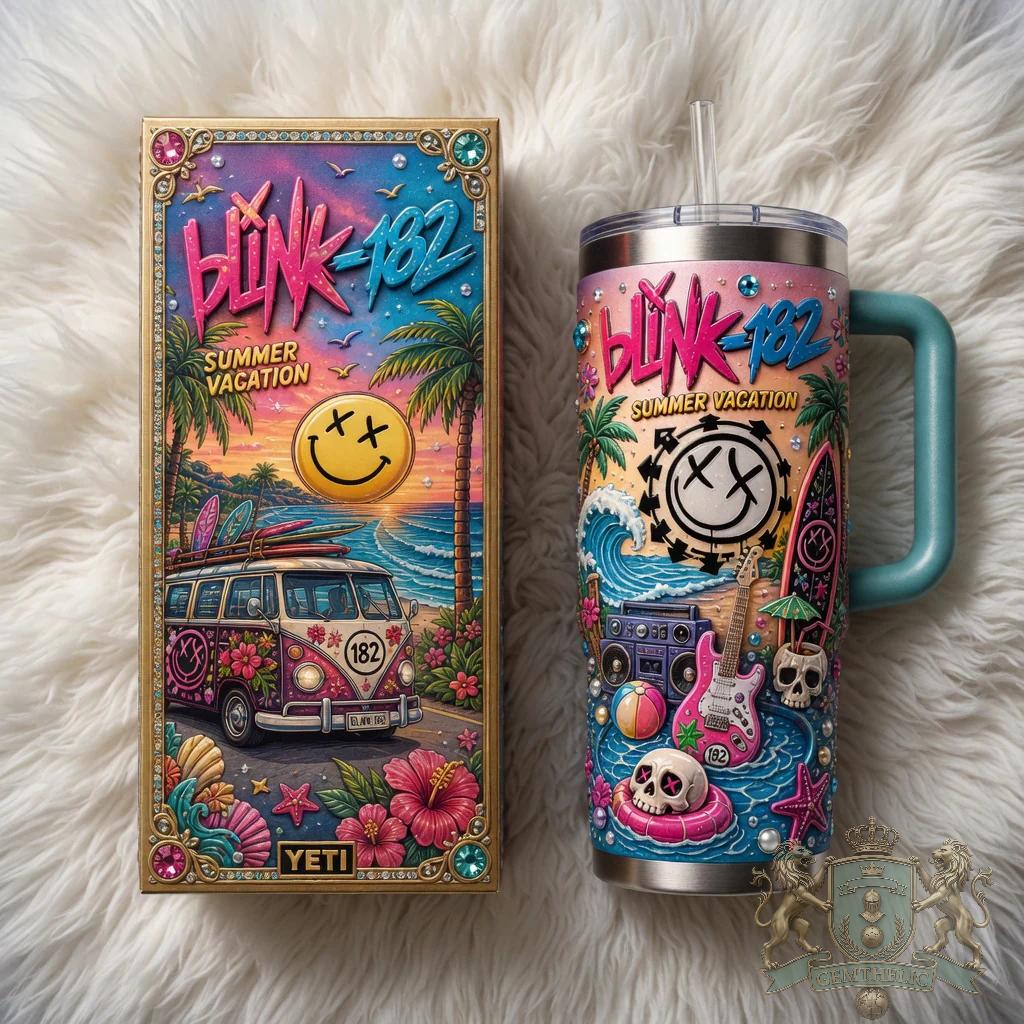 Blink-182 Summer Vacation Tumbler
