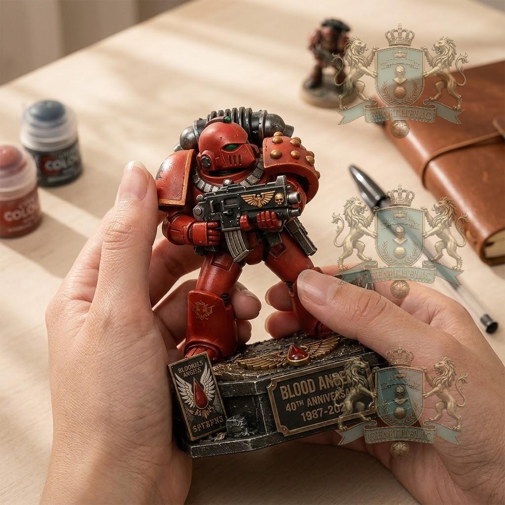 Blood Angels 40th Anniversary Space Marine Vinyl Figure - Detail View