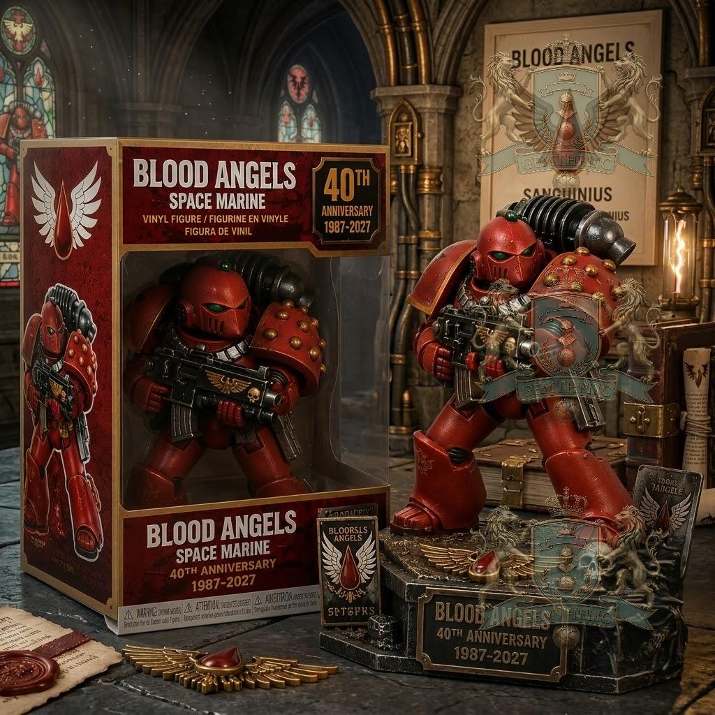 Blood Angels 40th Anniversary Space Marine Vinyl Figure