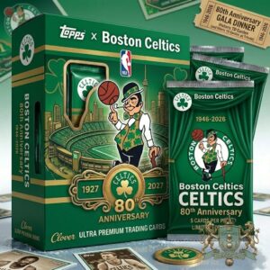 Boston Celtics 80th Anniversary Trading Card Box Set