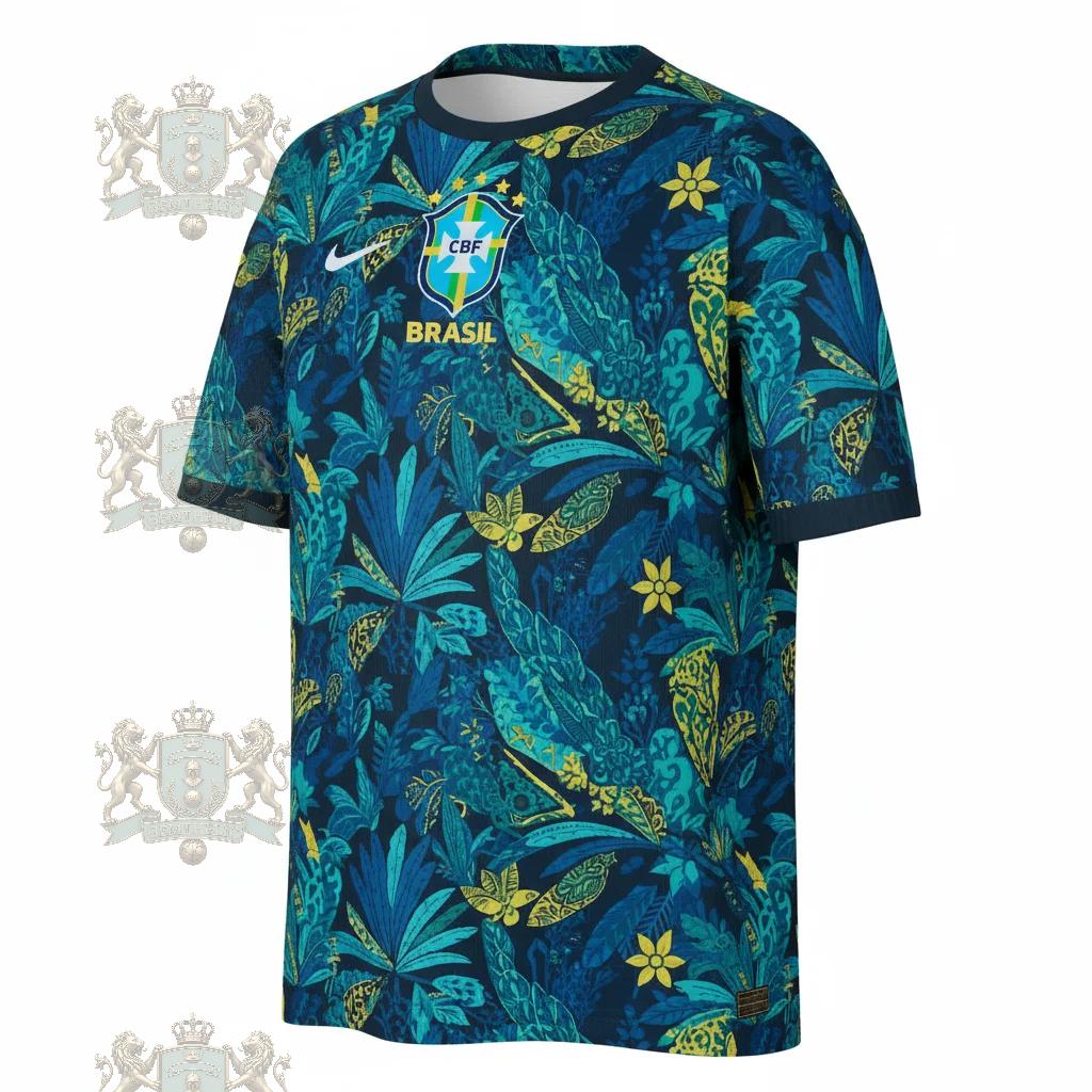 Brazil National Football Team World Cup 2026 Football Jersey - Detail View