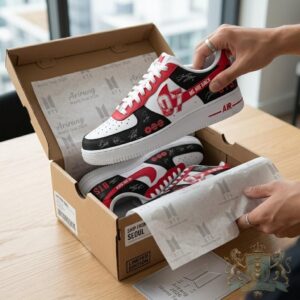 BTS 7 Members We Are Back World Tour Custom Sneakers