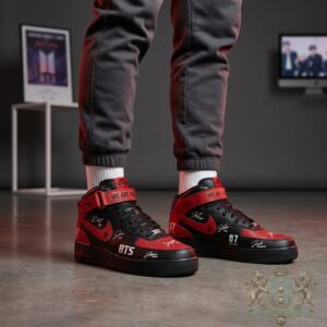 BTS 7 Members We Are Back World Tour Custom Sneakers