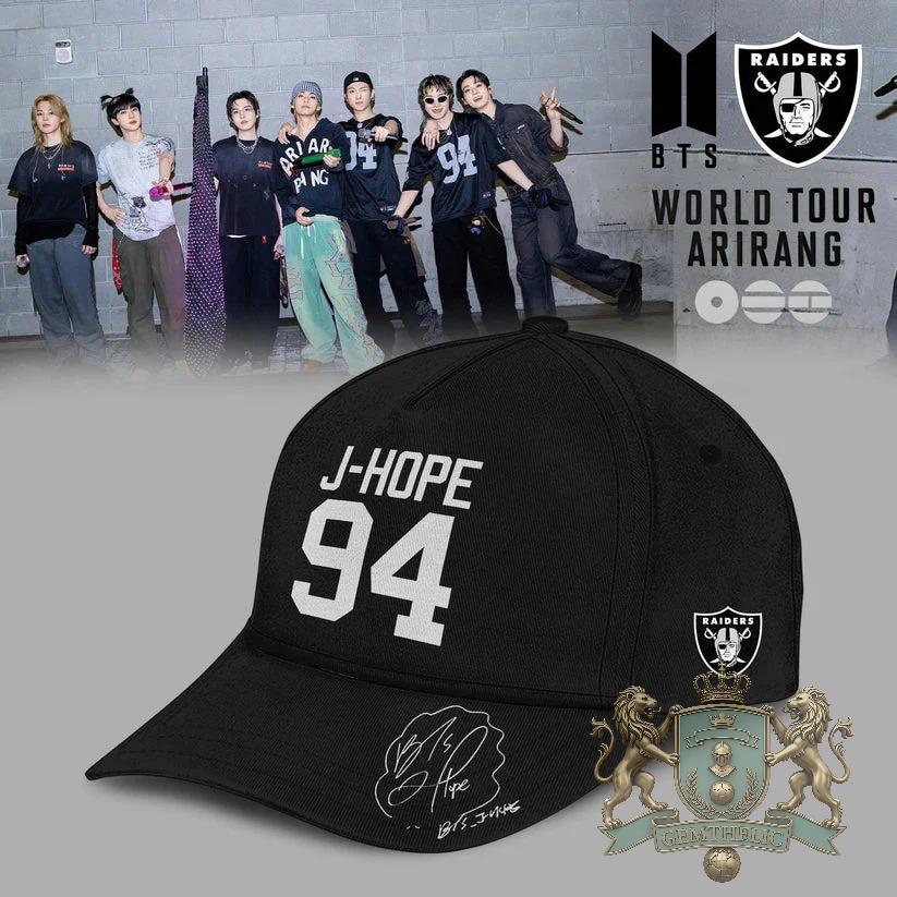 BTS J-Hope Number 94 NFL Style Football Jersey - Detail View