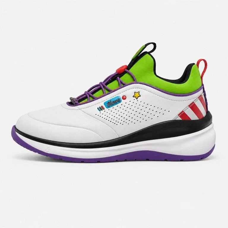 Buzz Lightyear Suit Themed Sneakers - Detail View