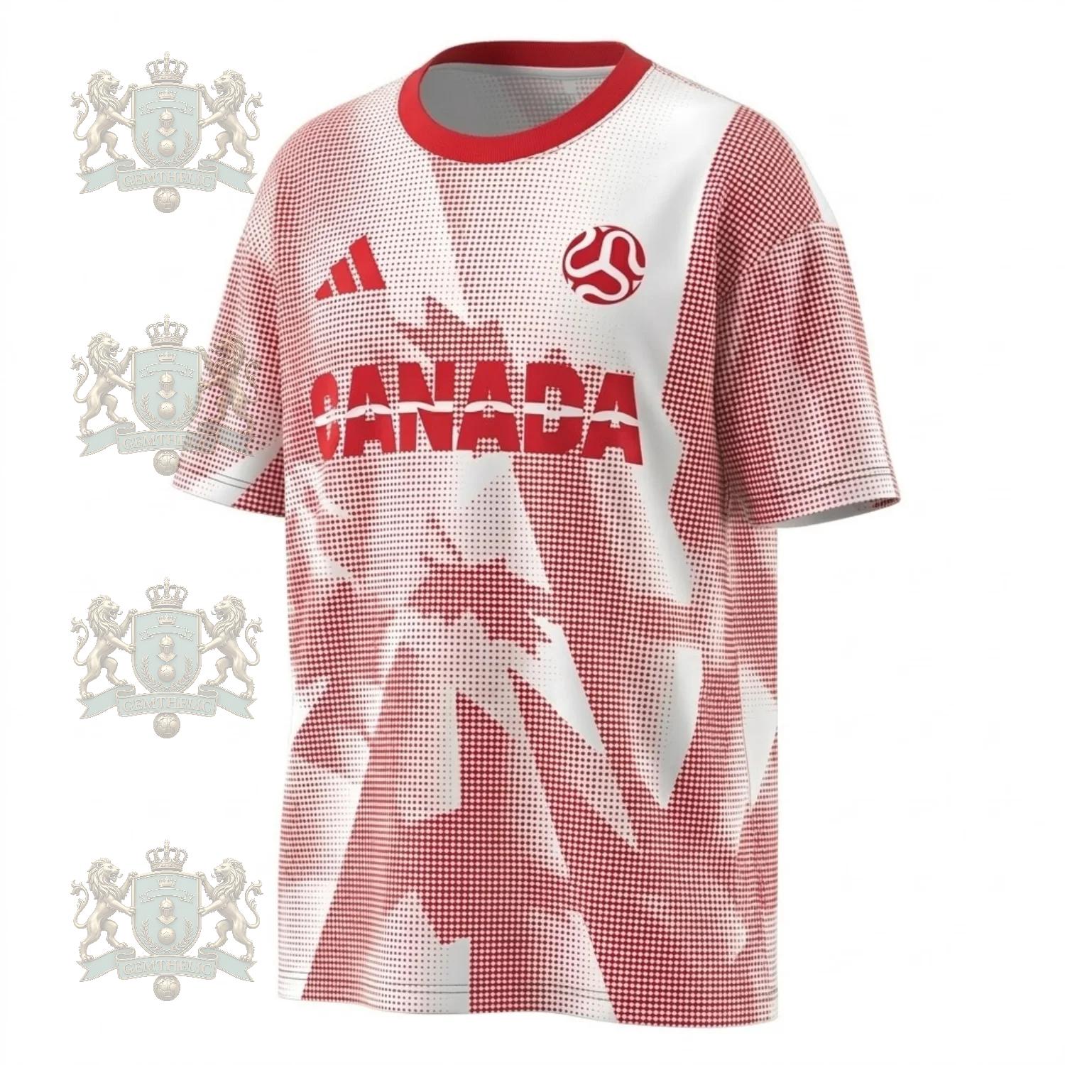 Canada Football Team World Cup 2026 Jersey - Detail View