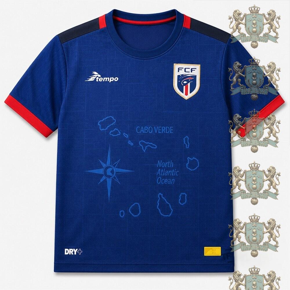 Cape Verde National Football Team Cabo Verde Map Soccer Jersey