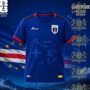 Cape Verde National Football Team Cabo Verde Map Soccer Jersey