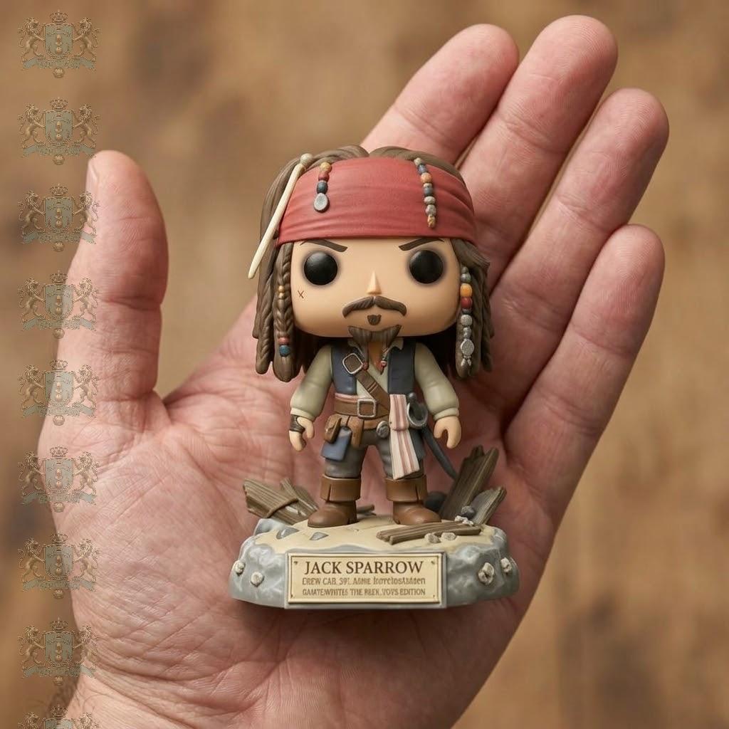 Pirates Of The Caribbean Jack Sparrow Vinyl Figure