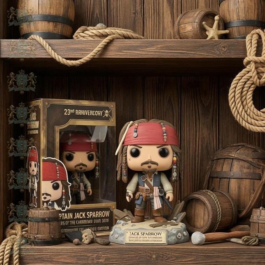 Pirates Of The Caribbean Jack Sparrow Vinyl Figure